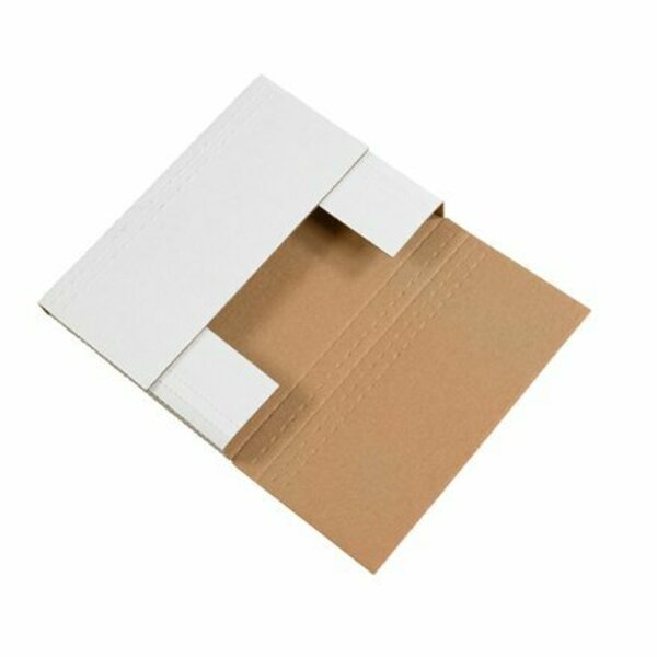 Bsc Preferred 12 1/8 x 9 1/8 x 2'' White Easy-Fold Mailers, 50PK S-342